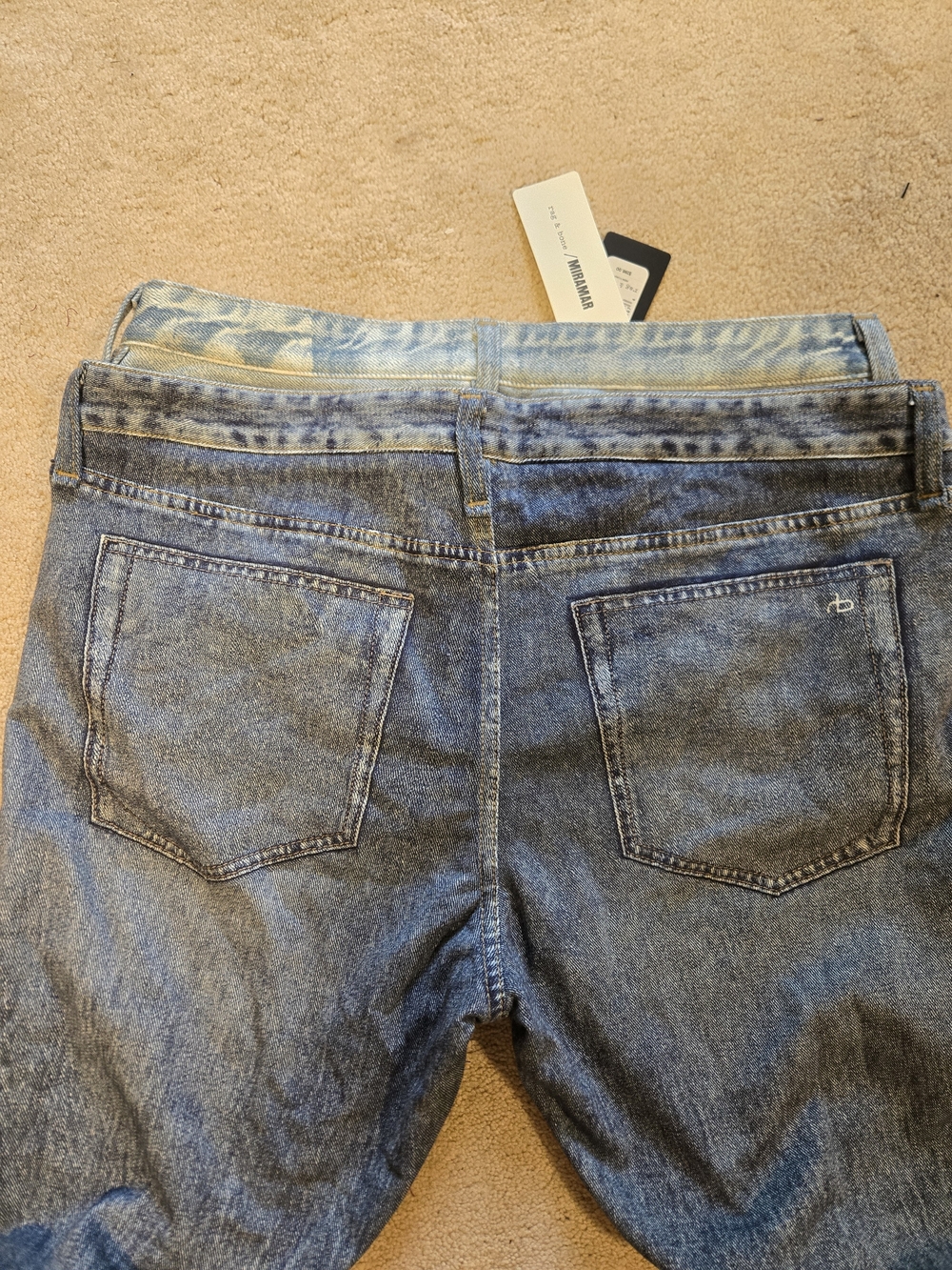 rag & bone Miramar Logan Layered Wide-Leg Pant 29 - Picture 7 of 10